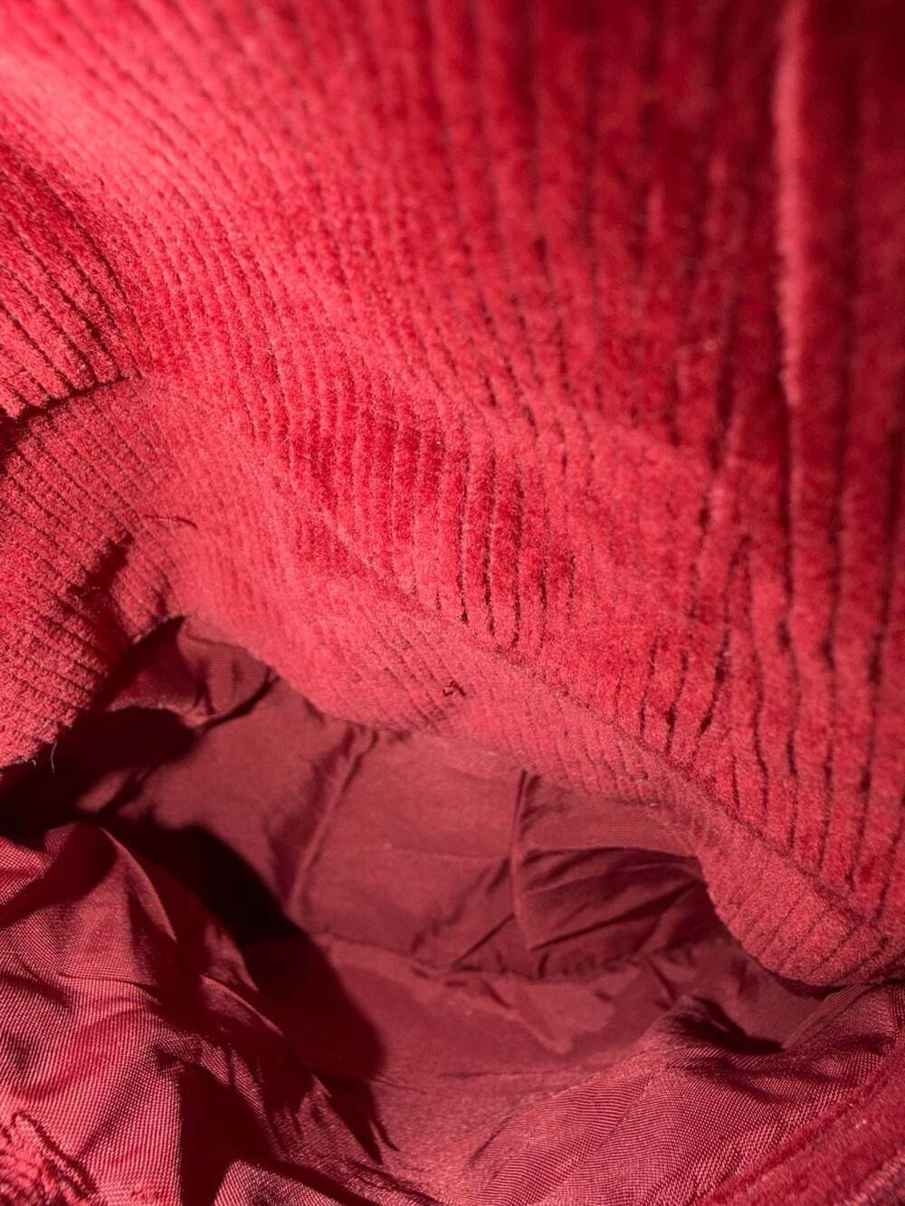 L.L. Bean Women's Red Corduroy Blazer Size 14 Regular - Picture 3 of 7